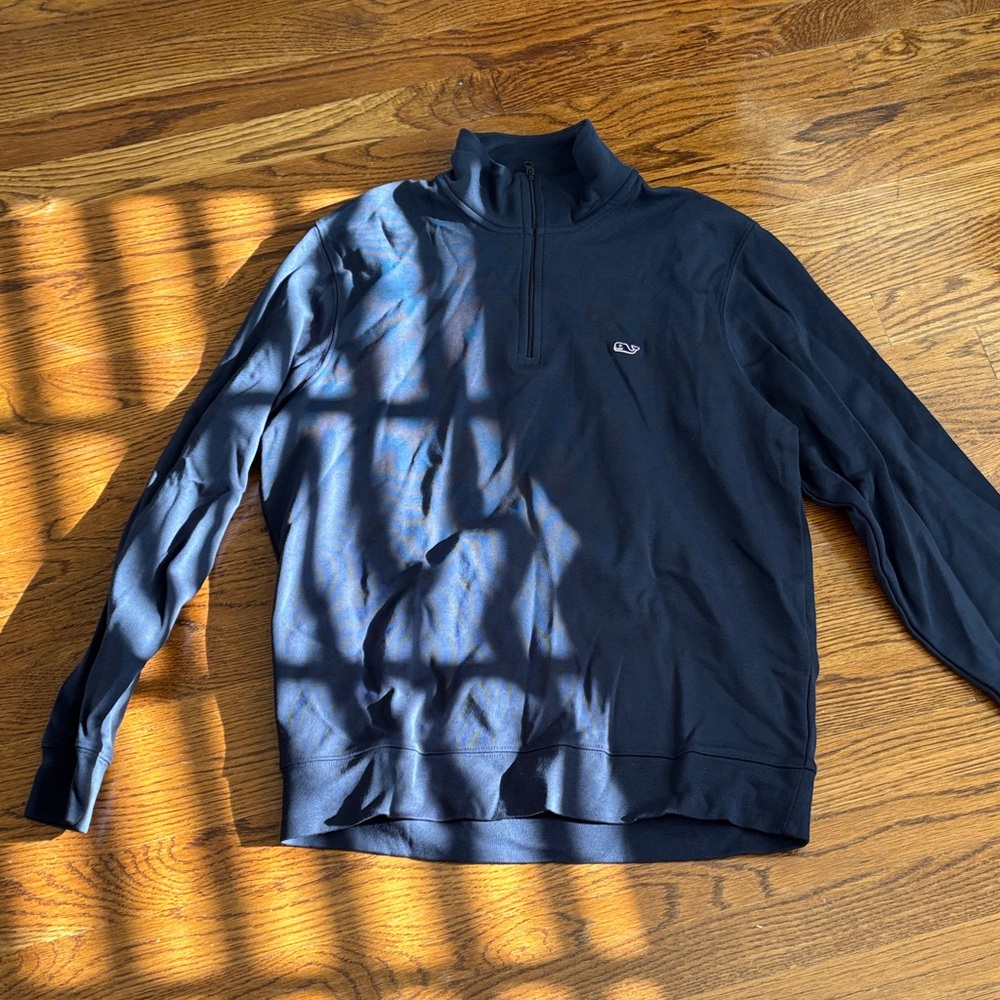 Vineyard Vines Men's Navy Quarter-Zip Sweatshirt